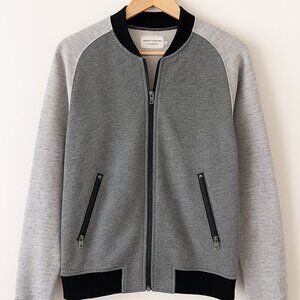 Shades of Grey by Micah Cohen Fleece Bomber (Men’s XS) w/ Contrast Sleeve